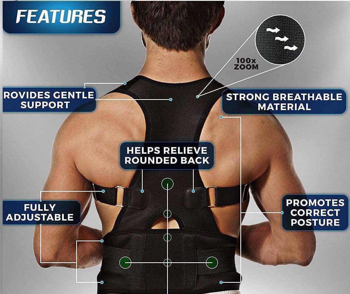 Posture Corrector Belt for Men & Women β Adjustable Back Support for Daily Comfort