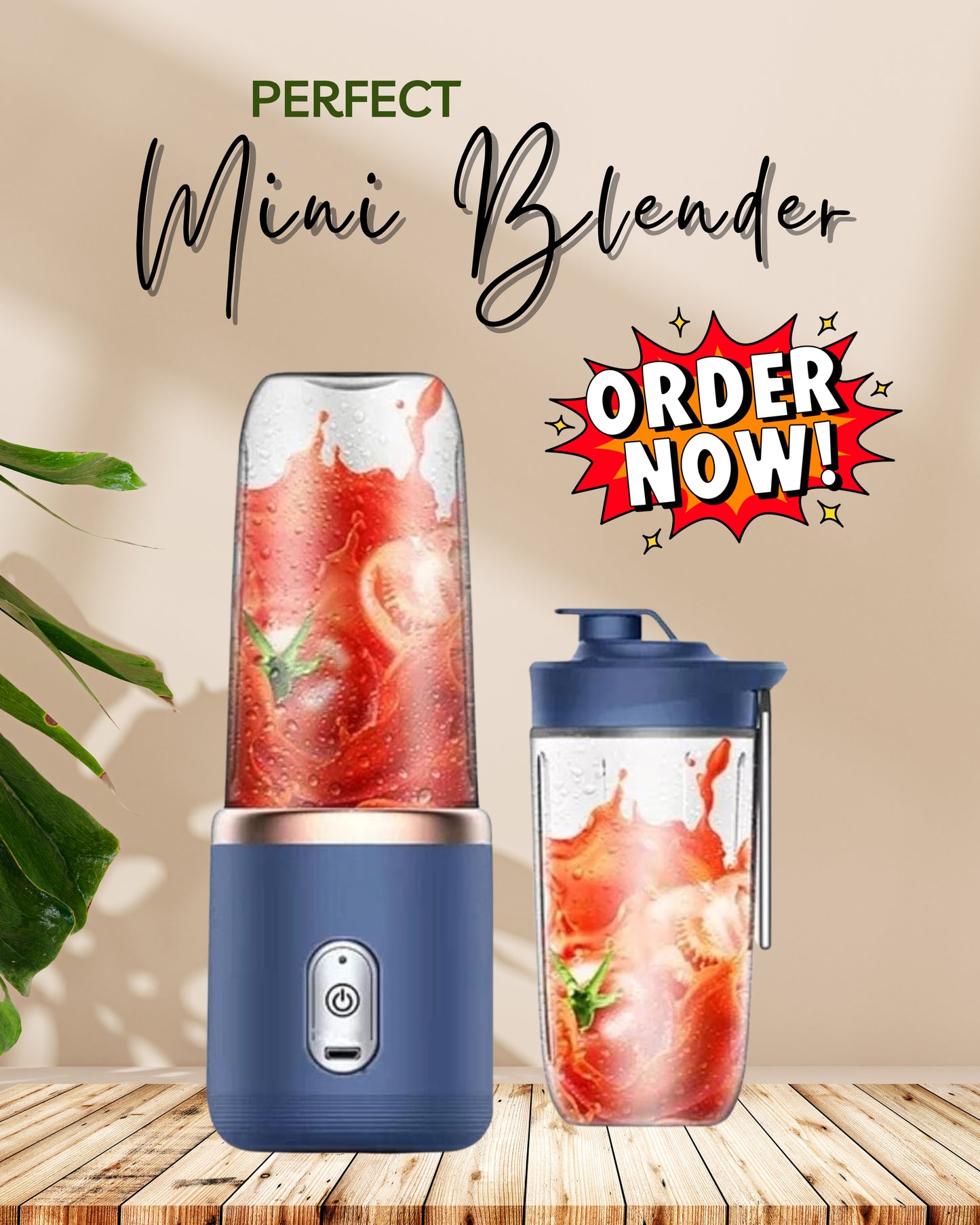 Small Portable Juicer - Perfect Personal Juicer Cup for On-the-Go