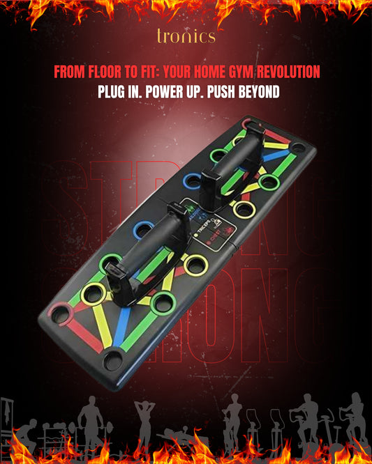 Fitbeast 2.0 push up board color coded workout system