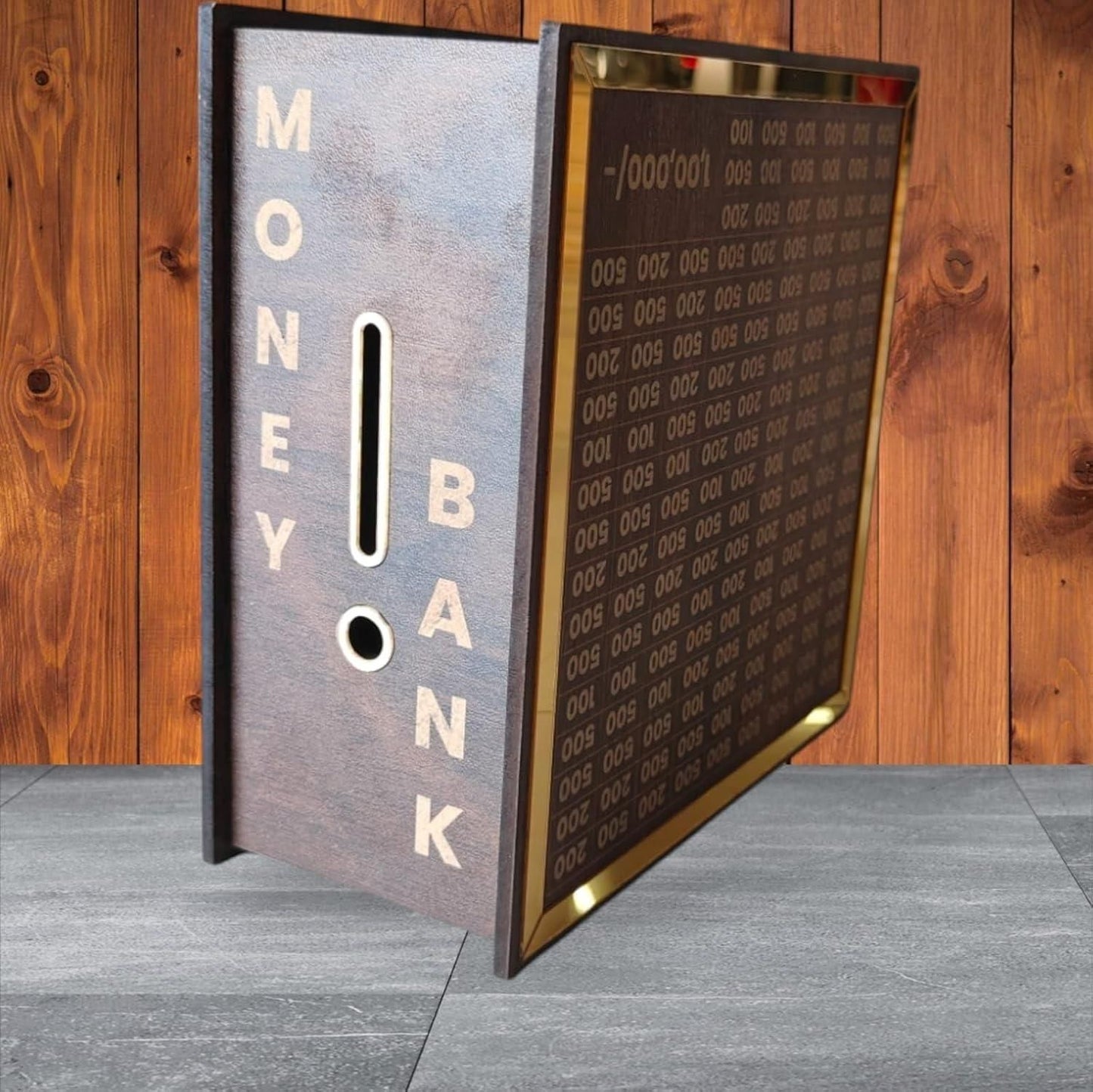 Wooden Savings Challenge Piggy Bank - Transform Your Saving Habits