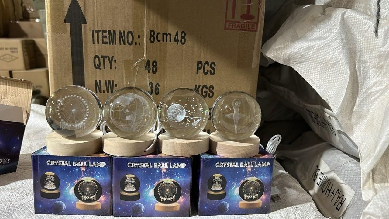 3D Crystal Lamp Ball - Premium LED Decorative Night Light