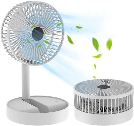 Powerful rechargeable high speed table desk fan with remote